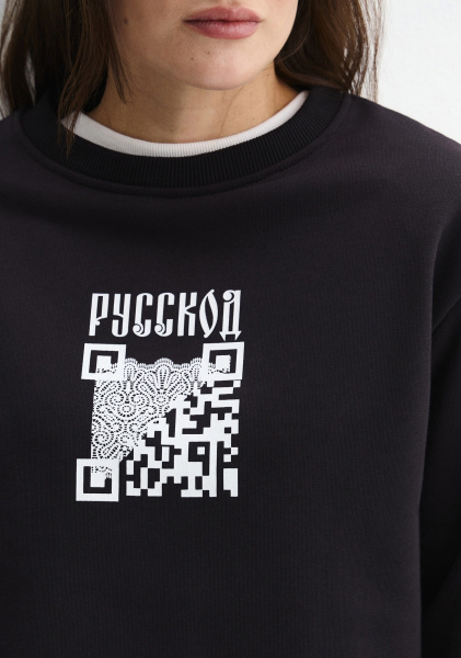 Свитшот Женский 3884 Темный серый Каталог товаров