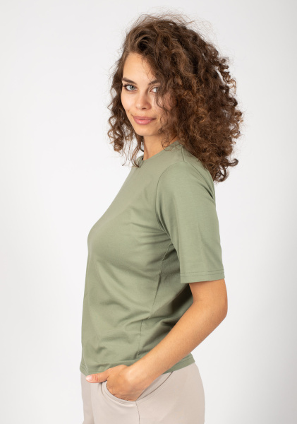 Футболка Женская 2561 Темный эвкалиптовый Каталог товаров